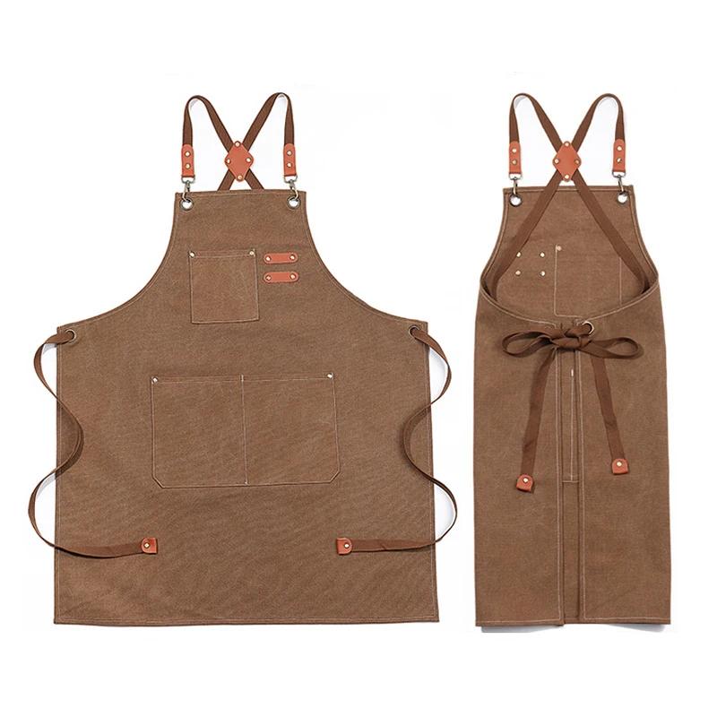 Nouă moda pânză de bucătărie șorț impermeabil șorț de bucătar șorț pentru bărbați pentru grătar bar magazin cafenele frumusețe unghii uniformă bucătărie