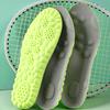 1 Pair Memory Foam Kids Insoles Breathable Moisture-Absorbing Sports Insole Shock Absorption Insoles for Boys Girls
