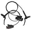 1 Pair Bicycle Hydraulic Disc Brake Mountain Bike Front and Rear Brake Levers Set