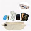 Hidden Money Security Passport Card Ticket Waist Belt Bag Pocket Travel Wallet