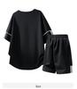 Ice-Cool Cotton Men's Two-Piece Set: Short-Sleeve T-Shirt & Five-Point Pants, Summer 2026 New Style, Casual Sportswear for Students
