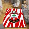 Southampton FC Flannel Pattern Square Carpet,Area Rug,Carpet Rug for Living Room Bedroom Sofa Playroom Decor,Non-slip Floor Mat