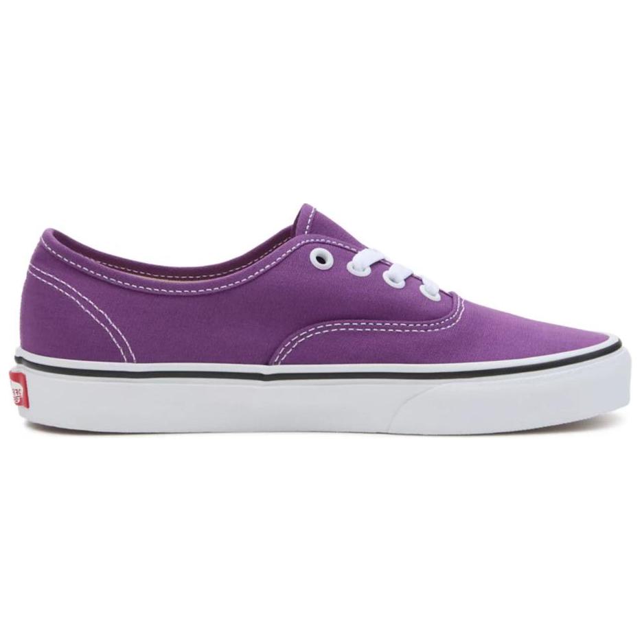 Vans Authentic Casual Comfortable Shock Absorption Wear Resistant Low Top Skate Shoes Unisex Sneakers Purple White VN000BW51N8