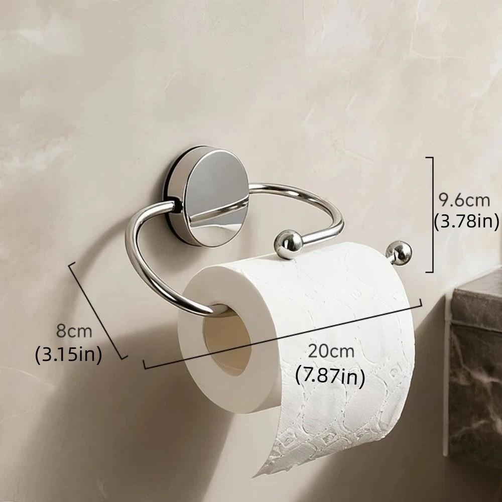 with Suction Cup Bathroom Tissue Holder Stainless Steel Roll Holder Toilet