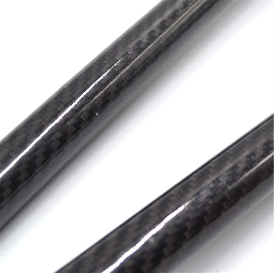 2× Carbon Fiber Bar Diameter 22mm 7/8" Motorcycle Clip-On Grips Tube Handlebars