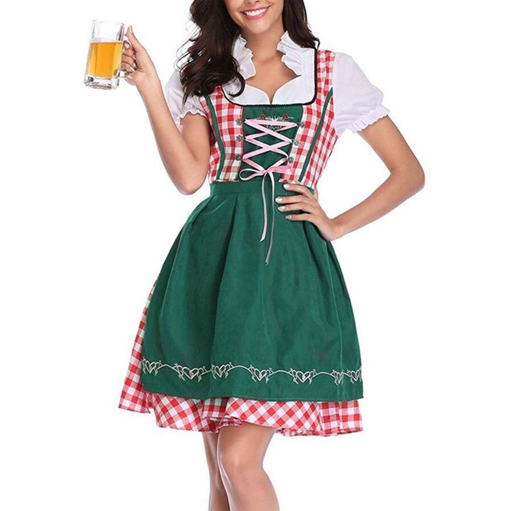 Women's Fashion Beer Festival Costume Performance Party Dress Set