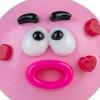Cartoon Face Stress Ball Anxiety Relieving Moldable Dog Face Squeeze Toy Slow Rising Soft Stretchy Hand Relaxing Sensory Fidget Toy