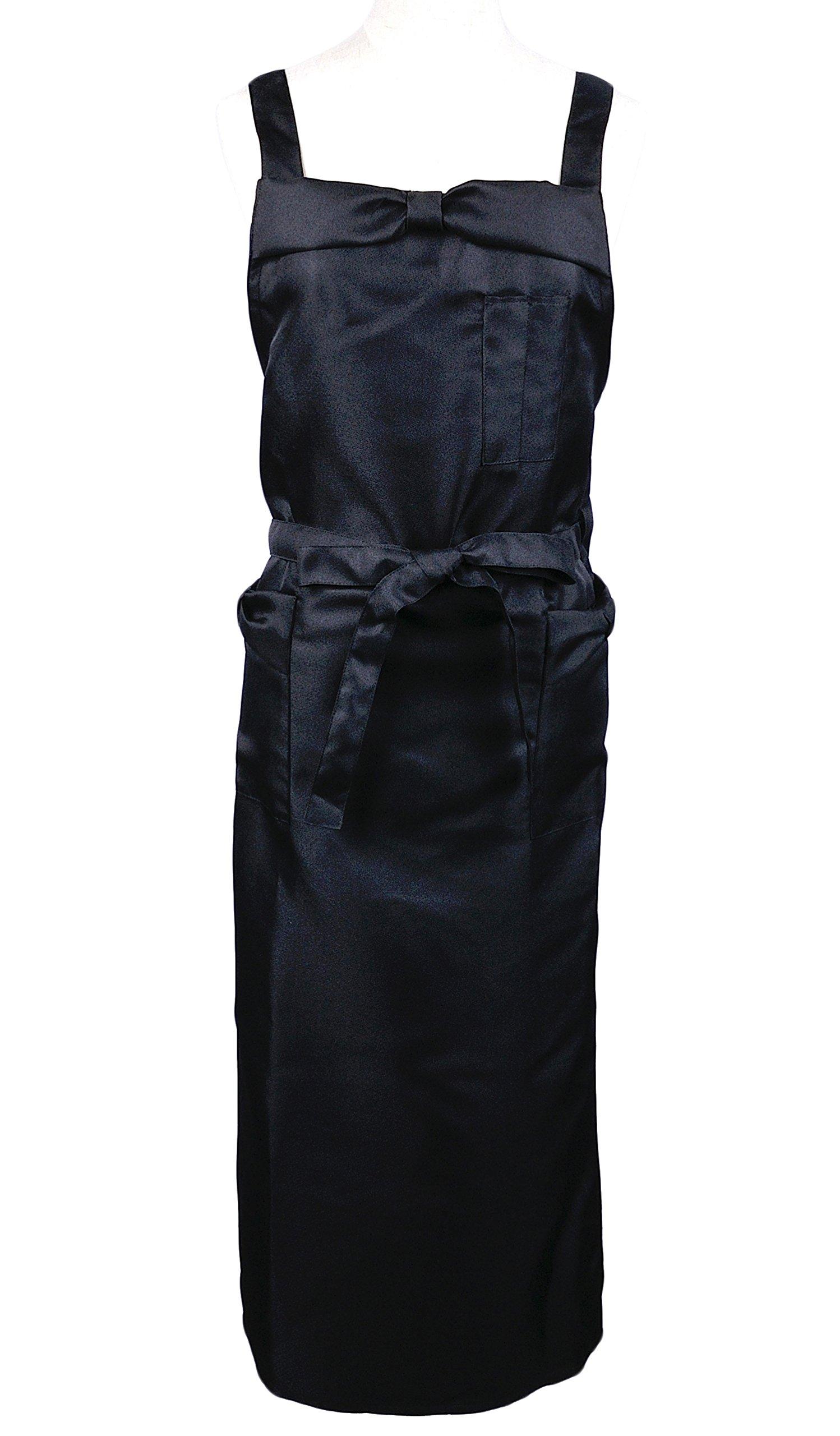 

Фартук с лентами Длинный Черный TO311 чёрный