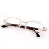 3Pcs Metal Frame Square Reading Glasses Anti-Fatigue Fashion Hd Glass Lens Definition Presbyopia Diopter +1.0+1.5+2.0+2.5To+4.0