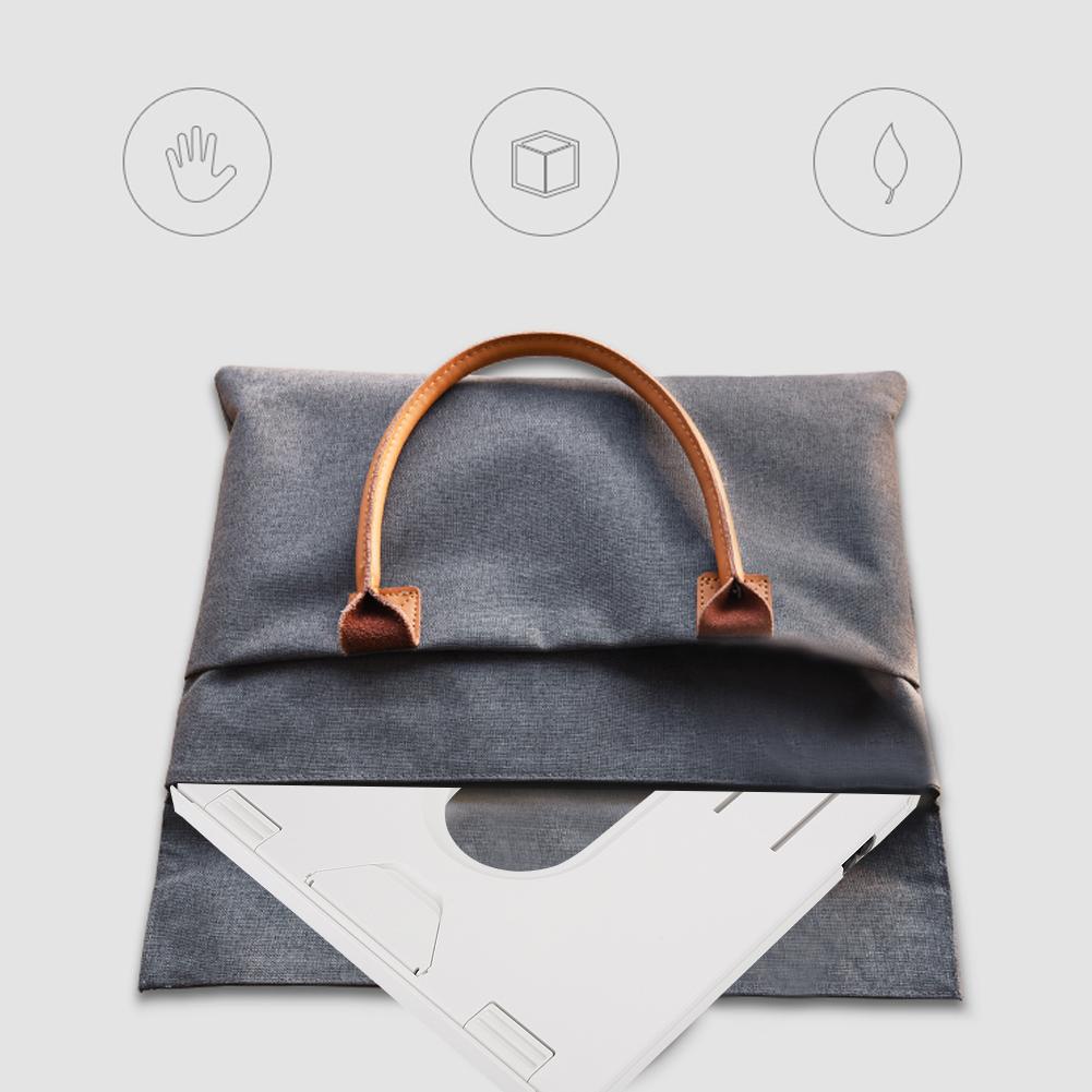 Multifunktionaler Klappbarer Hebe-Laptop-Tablet-Halter aus Aluminiumlegierung mit Rutschfester Matte und Platte