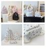 Women's Trendy Floral 3-Piece Backpack Set with Bow Print – Cute, Lightweight, and Versatile for Students