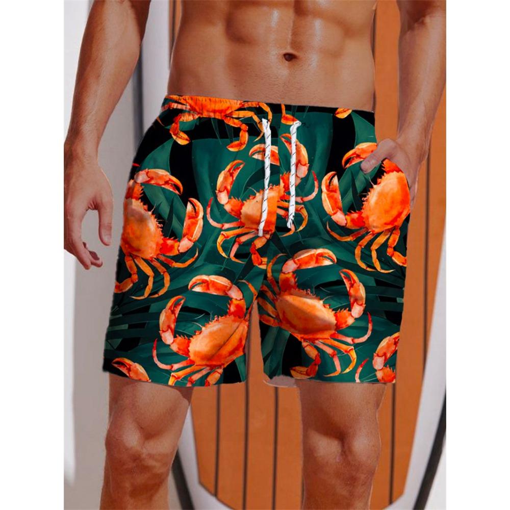 Summer Fashion Hawaii Beach Shorts For Men Outdoor Seaside Surf Short Pants Loose Quick Drying Man Swim Trunks