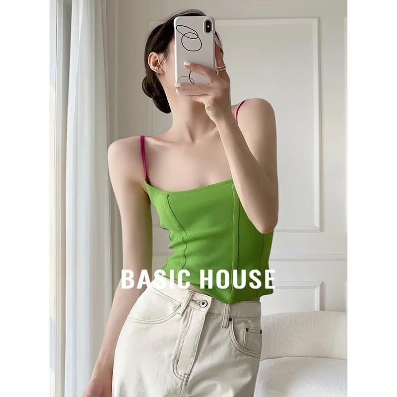 Basic House Women s Dopamine Green Camisole S