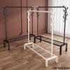Multi-Functional Clothes Rack: Standing Drying & Coat Hanger for Bedroom, Dorm, or Balcony.