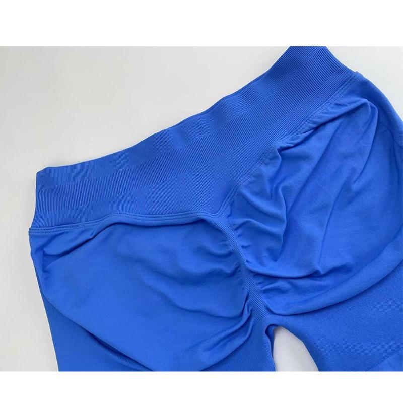 Women's High-Waisted, Butt-Lifting 3/4-Length Yoga Shorts – Fitness and Running Trousers