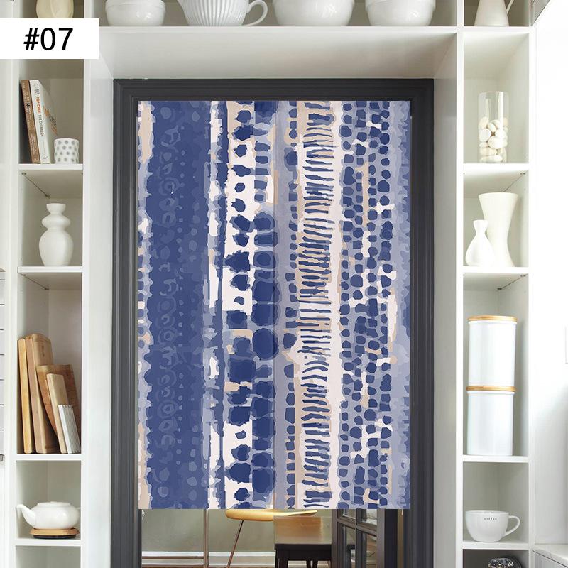 Japanese Door Curtain Screen Cotton Linen Kitchen Doorway Divider Room Partition Bathroom Bedroom Porch Half Curtain Noren