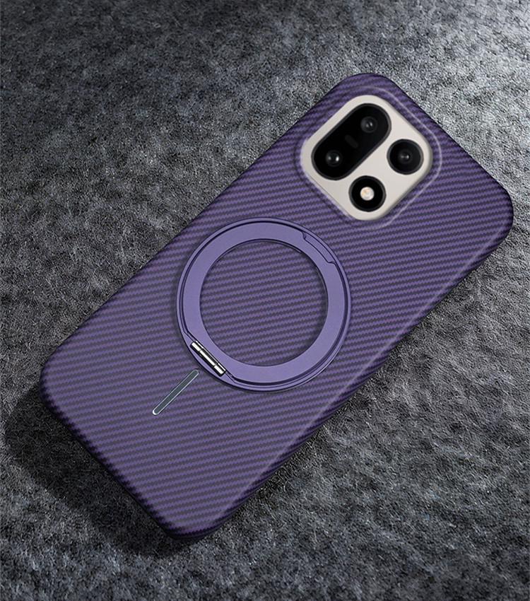 OnePlus 15T/ACE6 Magnetic Carbon Fiber Texture Phone Case with 1+Turbo6 Bracket