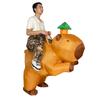 Aufblasbares Capybara-Kostüm für Erwachsene Halloween Weihnachten Tier Verkleidung Karneval Mottoparty-Capybara-Kostüm