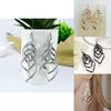 Chic Black Gold Silver U-shaped Spiral Earrings For Trendy Women Accessories