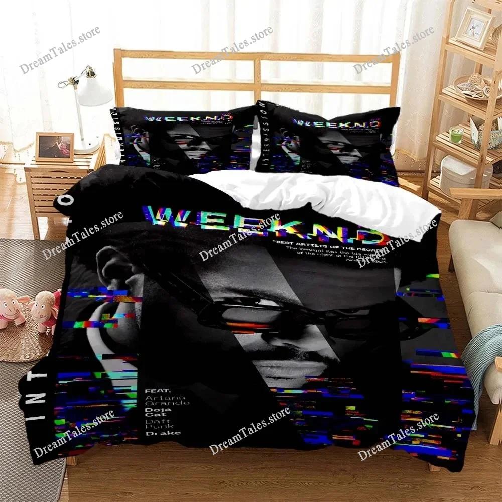 Die Weeknd Pop Singer 3D Fashion Printed Bedding Queen Bedding Set King Size Bedding Set Soft and Comfortable741