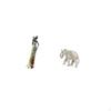 African Tribal Lady Sculpture Figurine Lightweight Decorative Home Decor Rustic Animal Statue Hand