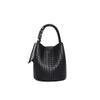 REWELL Woven PU Bucket Crossbody Bag