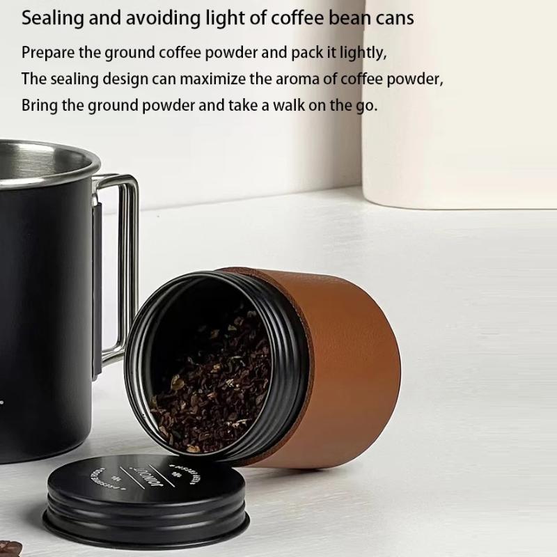 Outdoor Camping Kaffeebrühset, tragbare Silikonfilterbecher-Kombination