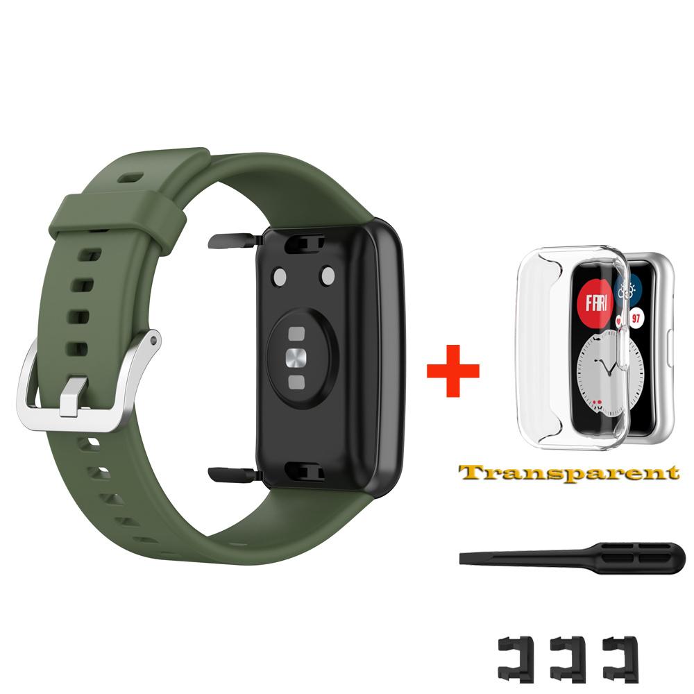 Watchbands For Huawei Watch Fit Strap Silicone Replacement Strap For Huawei Watch Fit New Correa Bracelet Strap