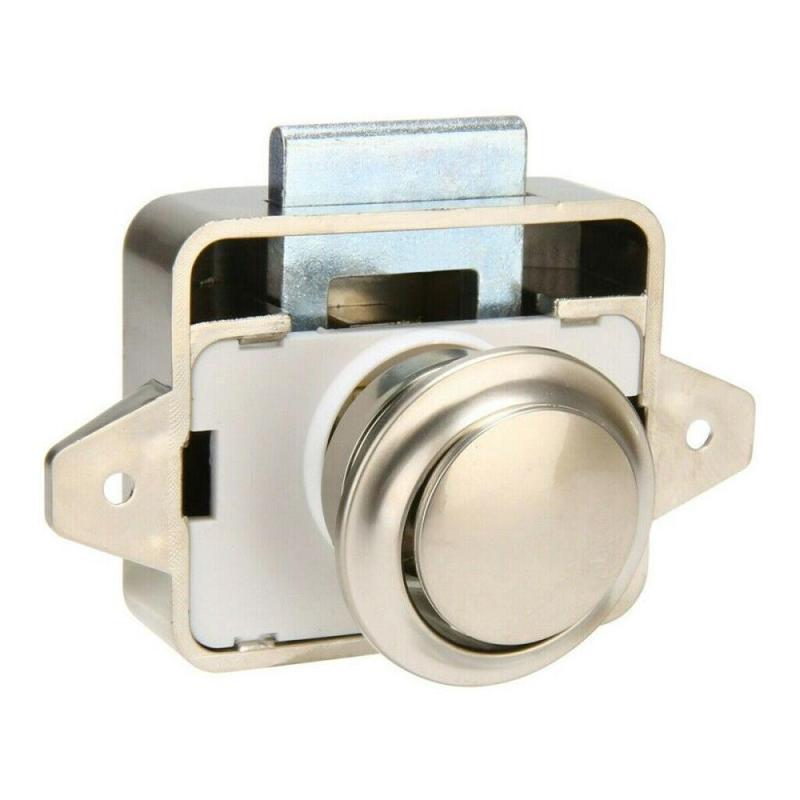 

Кнопочный замок, дверная ручка шкафа, кемпер-фургон, караван, хром 1pcs жемчужный