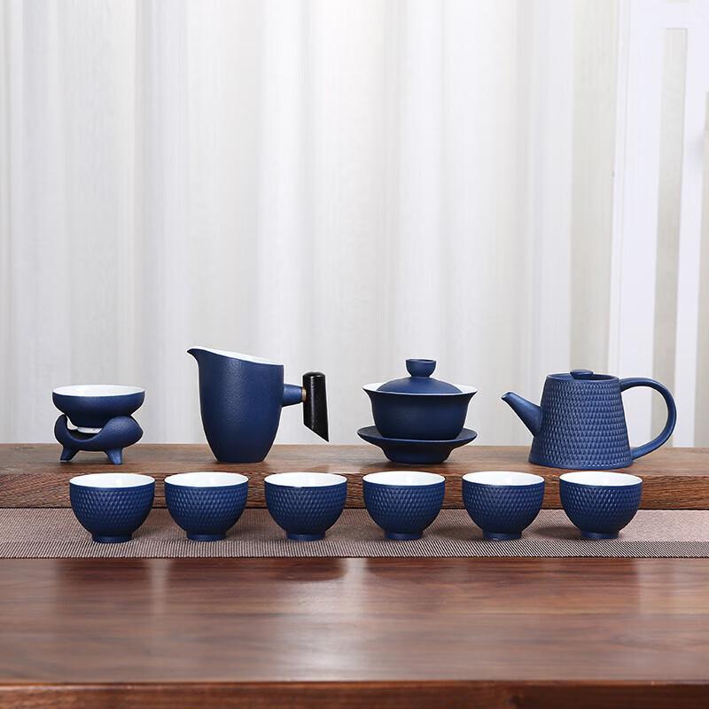 

Chaxun Stone Glaze Ceramic Tea Set with 3D Pot