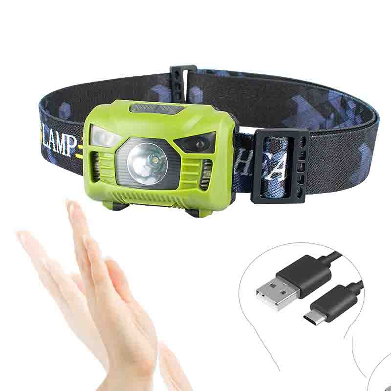 Induction Headlights USB Rechargeable Glare Headlights Led Waterproof Infrared Headlights Fishing Lights