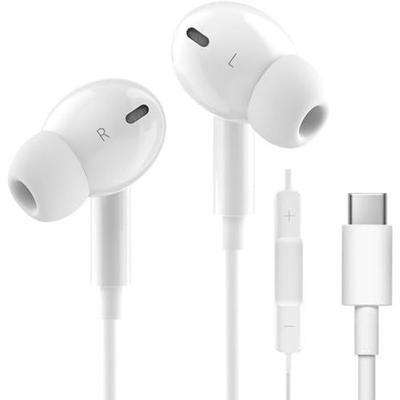 אוזניות Type-C משופרות לאיכות שמע, כבל USB-C תואם לאייפון 15 16, שקע USB-C, סאונד HIFI, בקרת עוצמת שמע, בס עמוק, דיוק גבוה G19