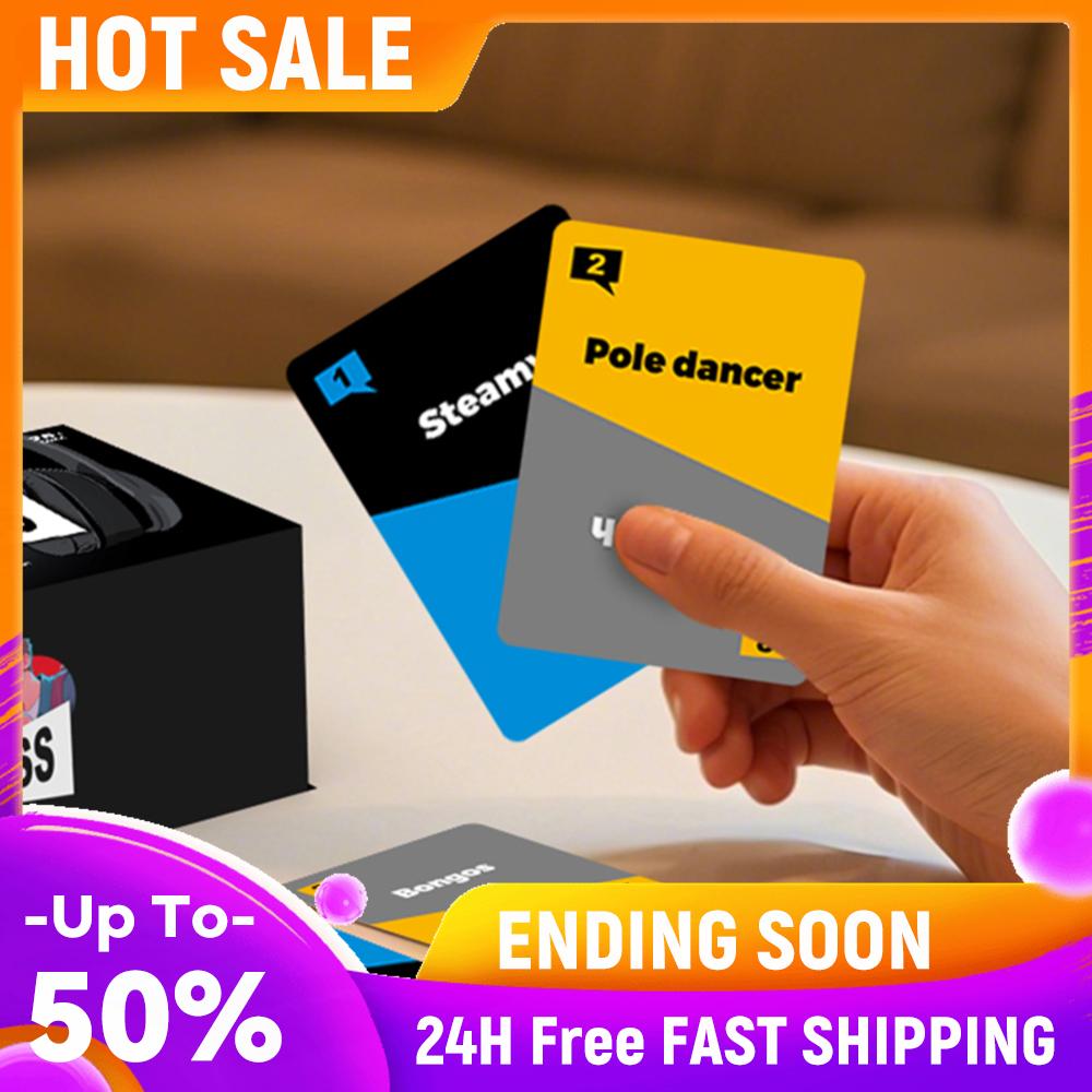 

Game with Headphone Lip Reading Party Games Funny Phrase Combos - Card Games Includes 100 Cards for Adults & Friends China Mainland