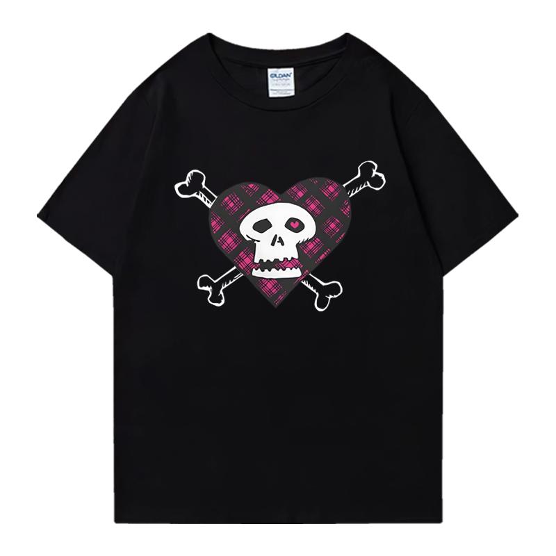 

Avril Lavigne Logo Punk Rock 2000 s T shirt Men Women vintage Hip Hop streetwear Unisex black Oversized 100% Cotton clothing 4XL