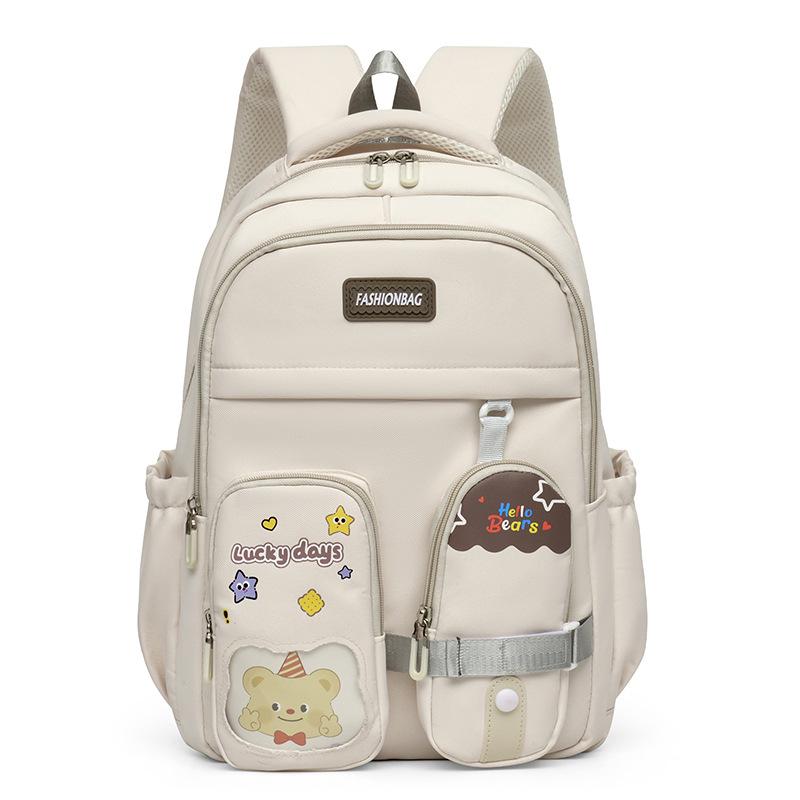 Schoolbag new simple women's schoolbag casual light fashion primary school students senior sense cute high value men's and women's backpack