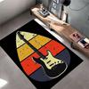 Retro Electric Guitar Design suitable as a non-slip mat for the living room or bedroom sofa