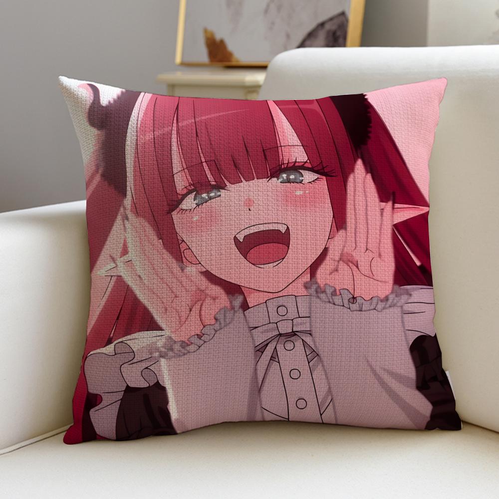 Lovely DDressUp DarlingS Cushion Cover Breathable and skinfriendly linen pillowcase square removable and washable cushion