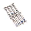 New··8Pcs/set Inline Roller Axles Blades Screws Skate Wheel Bolts For Skate Shoes
