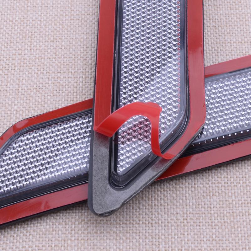 1Pair Front Side Bumper Marker Reflector Lamp Light White Lens 63147274521 63147274522 Fit for BMW 3-Series F30 2013 2014 2015