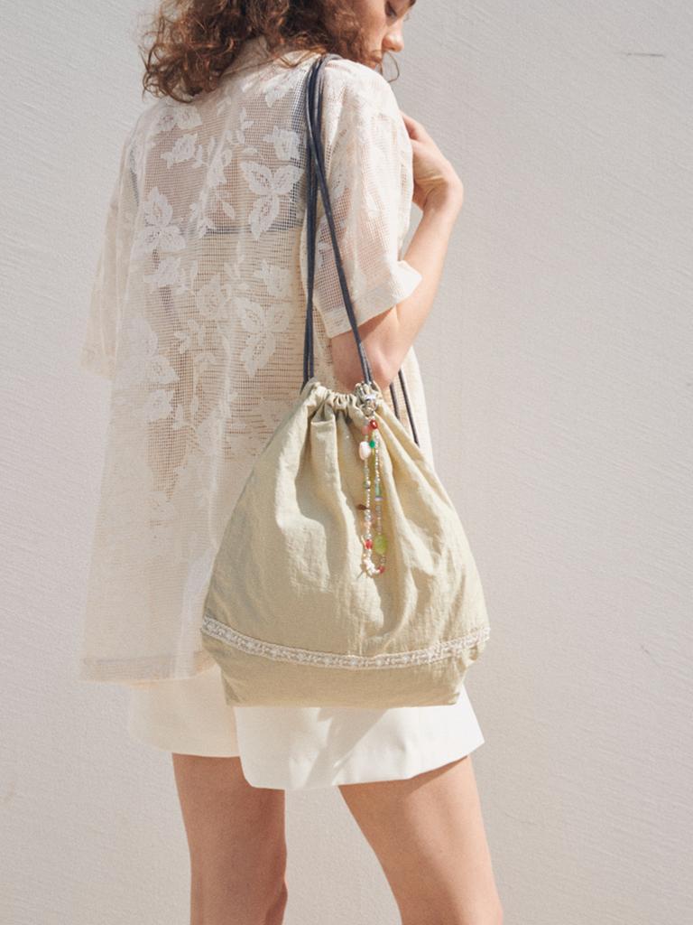 Ouel Drawstring Bag_Olive