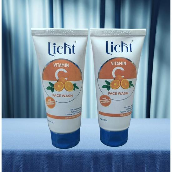 Vitamin C Facial Cleanser. Pack of 2. Licht. Product of MORVIN