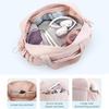 Travel Bag with Large Waterproof PVC Pocket for Wet And Dry Separation Storage Gym Bag with Handle And Shoulder Strap 5 Exterior Pockets Carry-on Bag