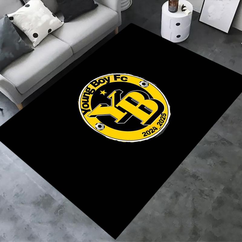 Χαλί BSC Young Boys για Σαλόνι, Υπνοδωμάτιο, Διακόσμηση Καναπέ Σπιτιού, Παιδικό Αντιολισθητικό Πατάκι