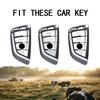 Leather Car Key Case Cover For Bmw X1 X3 X4 X5 F15 X6 F16 G30 7 Series G11 F48 F39 520 525 F30 118I 218I 320I Car Bag