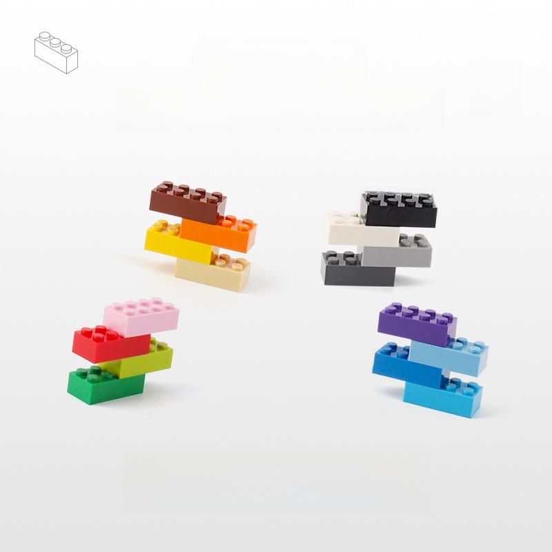 10 KUSŮ 2x4 Tečky Malé Částice Kostky Hromadně Kreativní Stavba 3001 Složený DIY Hračka MOC Stavebnicové Příslušenství Dětský Dárek