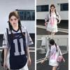 Women's t-shirt summer new women's short-sleeved V-neck sexy T-shirt street top