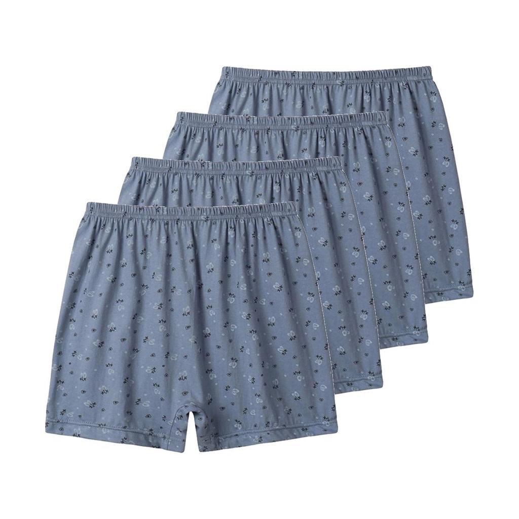 4 PZ Lingerie da Donna Taglia Grande in Cotone XL 2XL 3XL 4XL 5XL Mutandine Morbide Large per Mamma Boxer Traspiranti Pantaloncini Intimo per la Casa