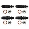4PCS TD27 Fuel Injectors 16600-43G23 Fits N1ISSAN NAVARA TD27 D21 2.7L Diesel