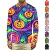 Men's Casual Long Sleeve T Shirt Crew Neck Relaxed Fit Printed Graphic Top Lightweight Comfortable Fabric