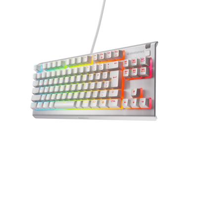 SteelSeries Apex 3 TKL Gaming Keyboard, Tenkeyless, Wired, Japanese Layout, Silent Switches, IP32 Water Resistant, 24-Key Simultaneous Pressing Suppor